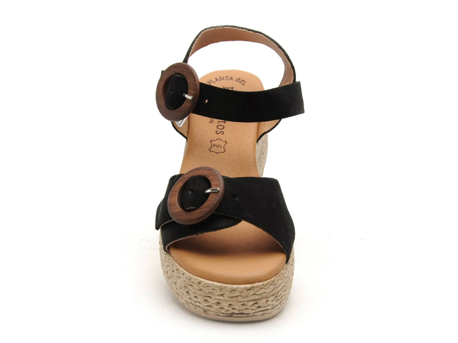 Eva Frutos 3777 Noir Sandales à Talons Femme