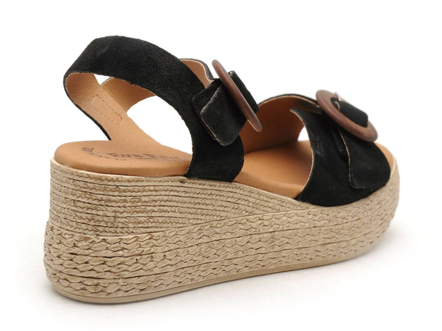 Eva Frutos 3777 Noir Sandales à Talons Femme