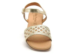 Eva Frutos 3089 Or Sandales Plates Femme
