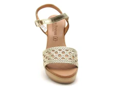 Eva Frutos 6889 Or Sandales à Talons Femme
