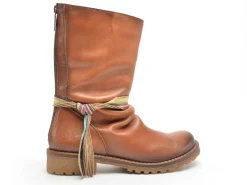Felmini D609 Marron clair Boots et Bottines Plates Femme