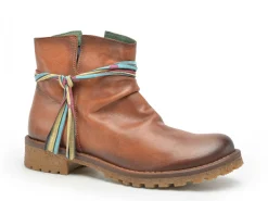 Felmini E013 Marron Clair Boots et Bottines Plates Femme