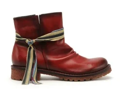 Felmini E013 Rouge Boots et Bottines Plates Femme