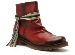Felmini E013 Rouge Boots et Bottines Plates Femme