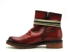 Felmini E013 Rouge Boots et Bottines Plates Femme