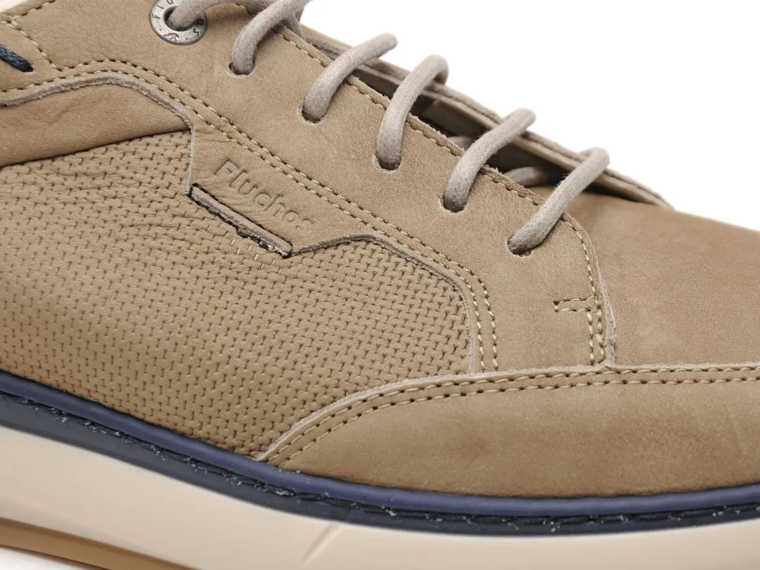 Fluchos F2211 Beige Chaussures de Ville Homme
