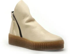 Follia Dolce 411 Blanc Boots et Bottines Plates Femme