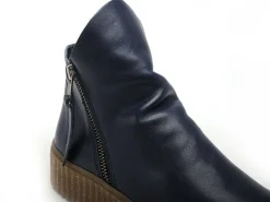 Follia Dolce 411 Bleu Boots et Bottines Plates Femme
