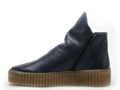 Follia Dolce 411 Bleu Boots et Bottines Plates Femme