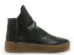 Follia Dolce 411 Vert Boots et Bottines Plates Femme