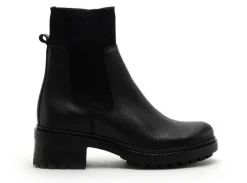 Fricote 38594FB1 Noir Boots et Bottines à Talons Femme