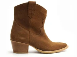Fricote 39642 40222 Marron Boots et Bottines à Talons Femme