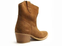 Fricote 39642 40222 Marron Boots et Bottines à Talons Femme