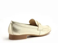 Fricote 40060 40012 METAL Or Mocassins Femme