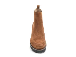 Fugitive BOGOTA Chelsea Marron Boots et Bottines à Talons Femme
