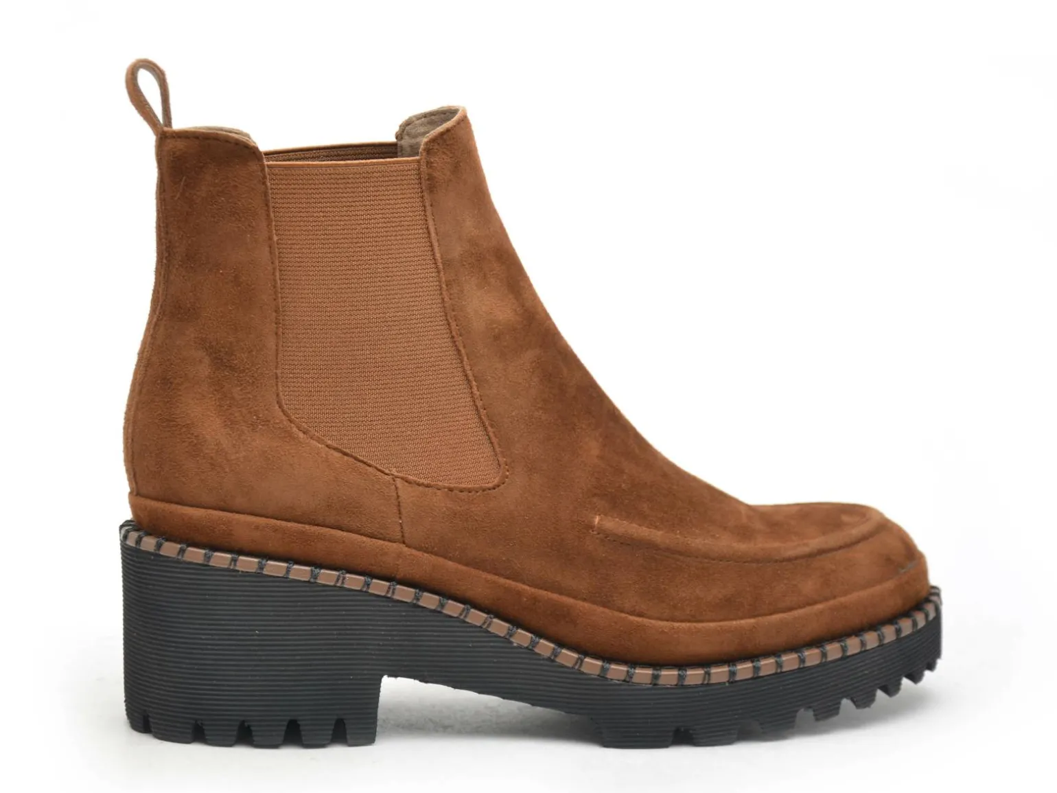 Fugitive BOGOTA Chelsea Marron Boots et Bottines à Talons Femme