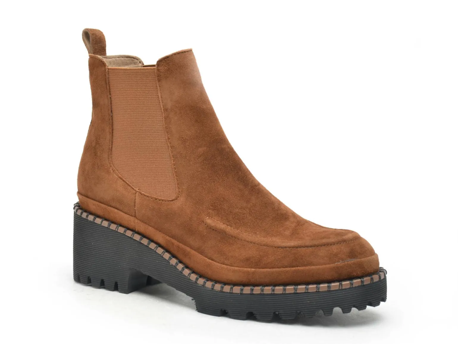 Fugitive BOGOTA Chelsea Marron Boots et Bottines à Talons Femme