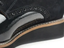Fugitive CHAMOI Noir Derbies Femme