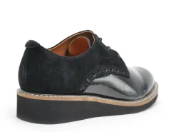 Fugitive CHAMOI Noir Derbies Femme