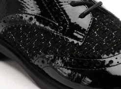 Fugitive FELINO Noir Derbies Femme