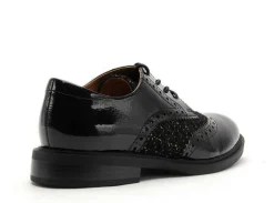 Fugitive FELINO Noir Derbies Femme