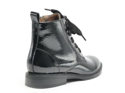 Fugitive FEUTRE Noir Boots et Bottines Plates Femme