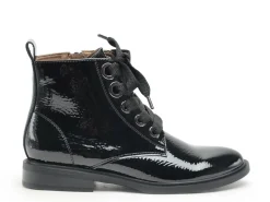 Fugitive FEUTRE Noir Boots et Bottines Plates Femme