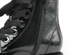 Fugitive FEUTRE Noir Boots et Bottines Plates Femme
