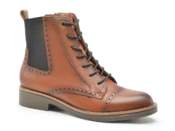 Fugitive GELINE Marron Boots et Bottines Plates Femme