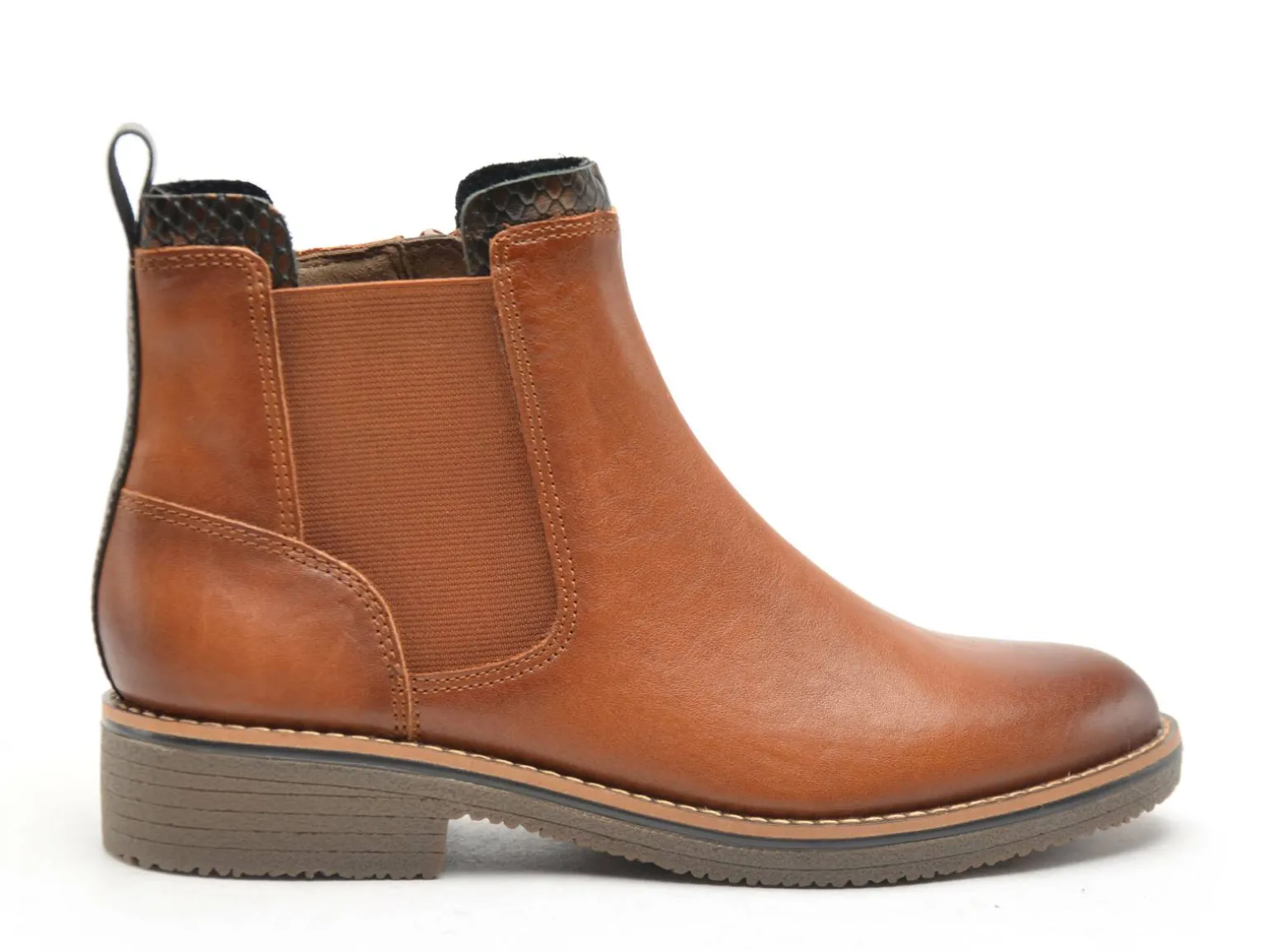 Fugitive GENOI Marron Boots et Bottines Plates Femme