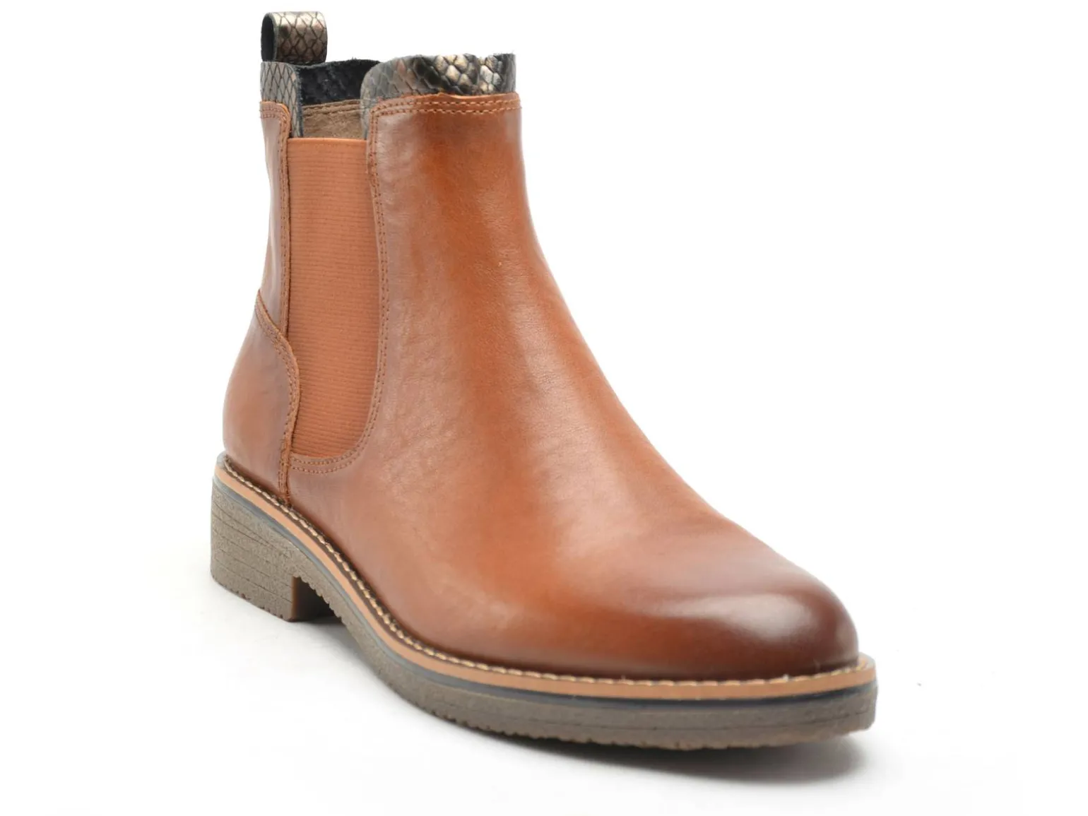 Fugitive GENOI Marron Boots et Bottines Plates Femme