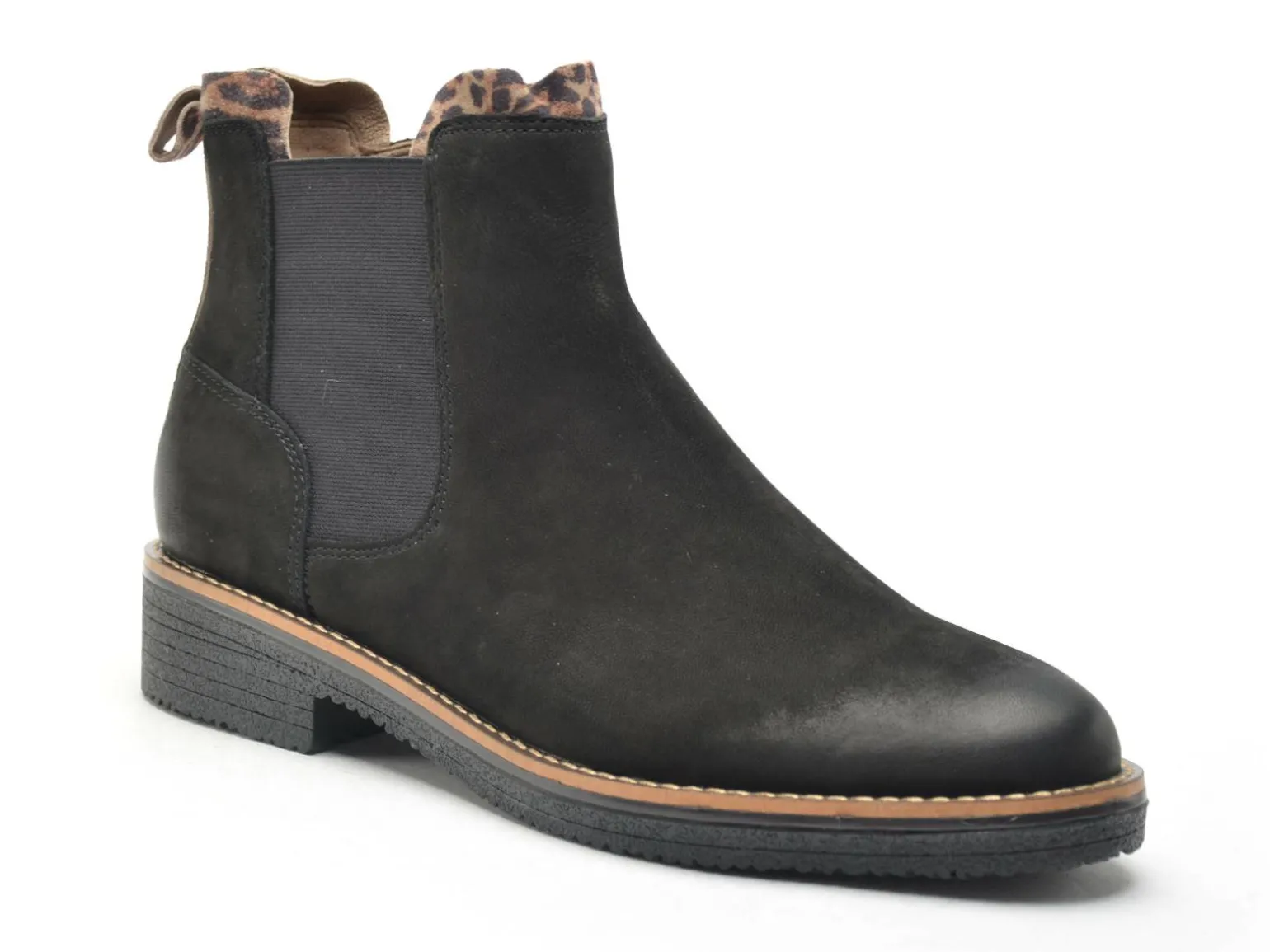 Fugitive GENOI Noir Boots et Bottines Plates Femme
