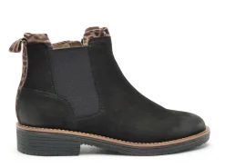 Fugitive GENOI Noir Boots et Bottines Plates Femme