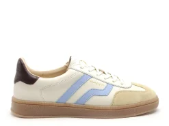 Gant CUZIMA CUIR Blanc Baskets Basses Femme