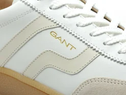 Gant CUZMO CUIR Blanc Baskets Basses Homme