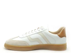 Gant CUZMO CUIR Blanc Baskets Basses Homme