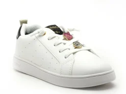 Geox Baskets J ECLYPER GIRL J56LRA Blanc Baskets Basses Fille