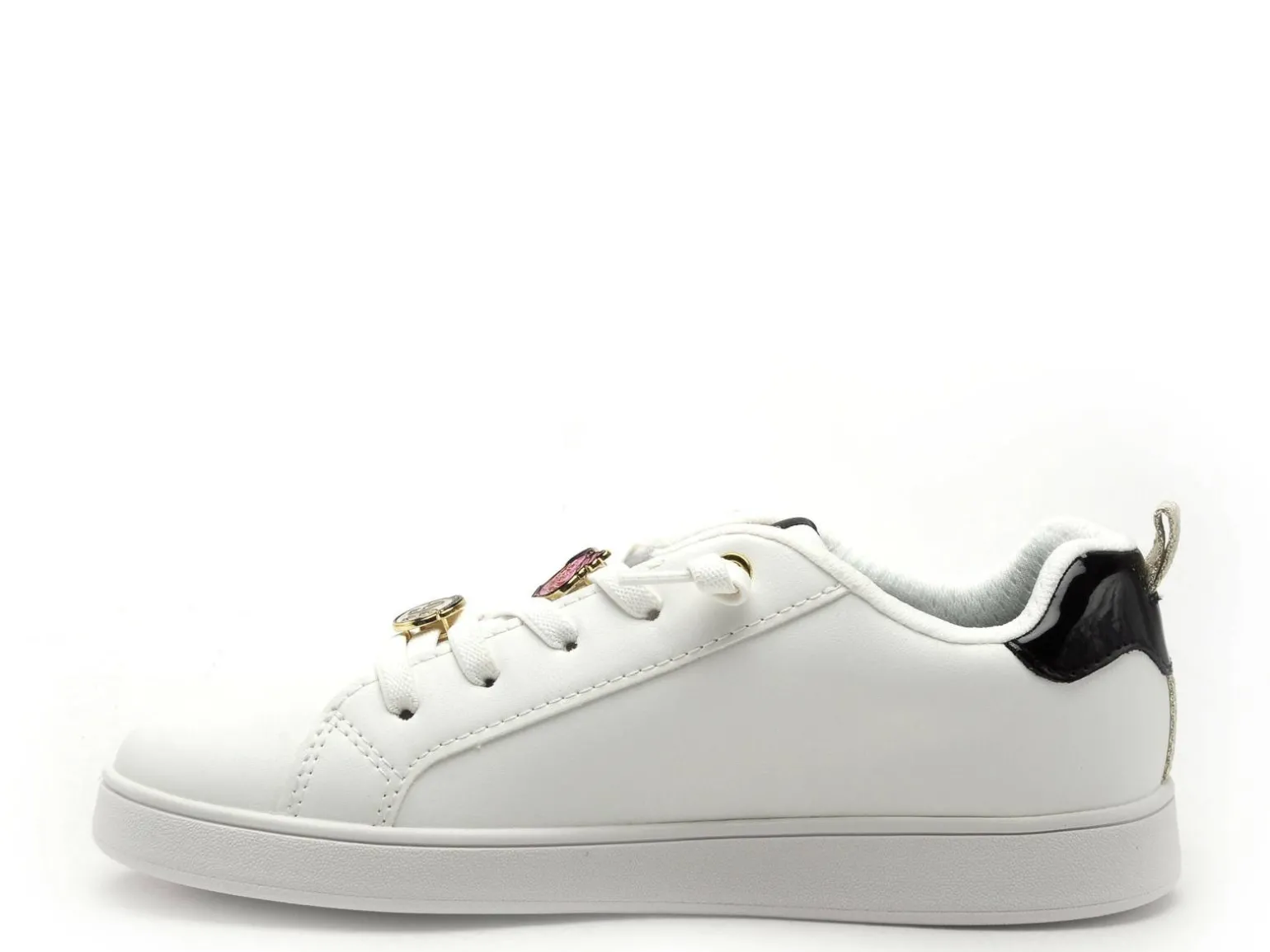 Geox Baskets J ECLYPER GIRL J56LRA Blanc Baskets Basses Fille