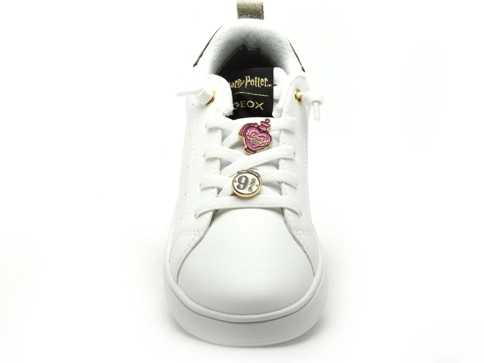 Geox Baskets J ECLYPER GIRL J56LRA Blanc Baskets Basses Fille
