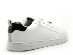 Geox Baskets J ECLYPER GIRL J56LRA Blanc Baskets Basses Fille