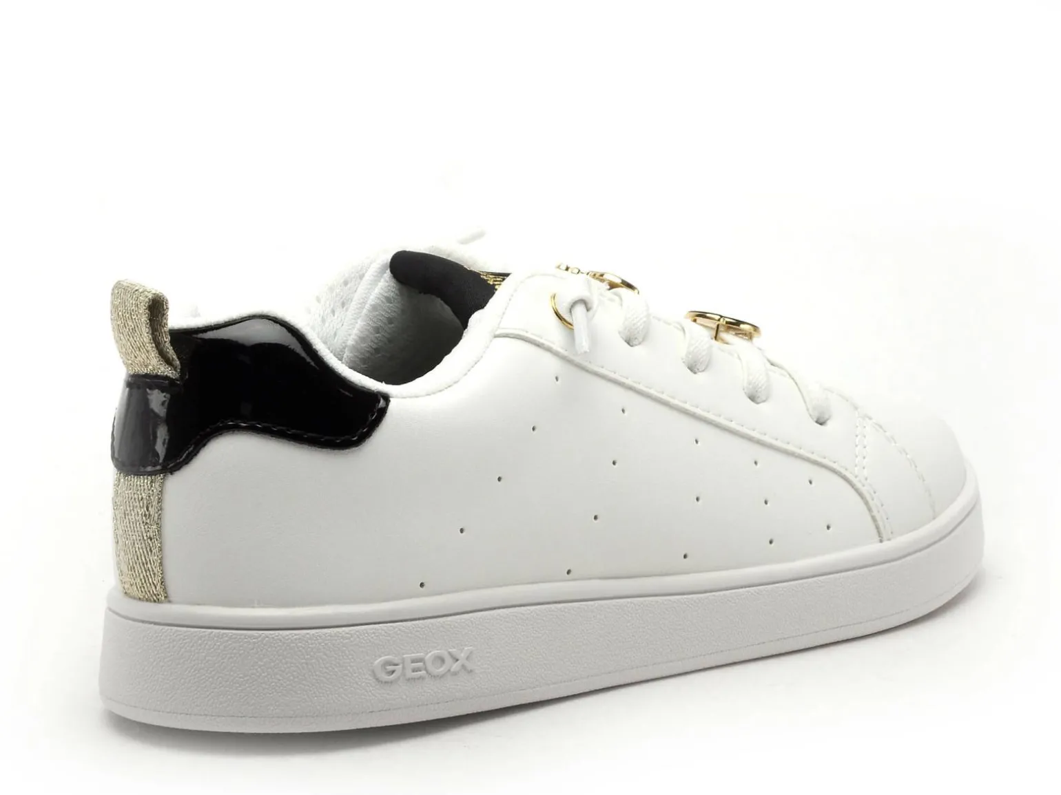 Geox Baskets J ECLYPER GIRL J56LRA Blanc Baskets Basses Fille