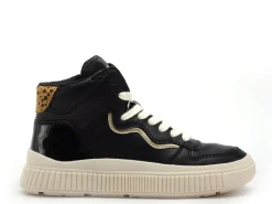Geox Baskets J LAQUINNY GIRL J56M3B Noir Baskets Montantes Fille