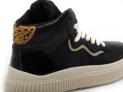 Geox Baskets J LAQUINNY GIRL J56M3B Noir Baskets Montantes Fille