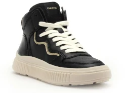 Geox Baskets J LAQUINNY GIRL J56M3B Noir Baskets Montantes Fille
