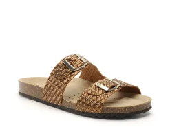 Geox D BRIONIA D35LSL Bronze Mules et Sabots Plats Femme