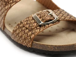 Geox D BRIONIA D35LSL Bronze Mules et Sabots Plats Femme