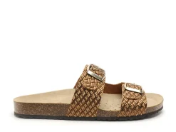 Geox D BRIONIA D35LSL Bronze Mules et Sabots Plats Femme