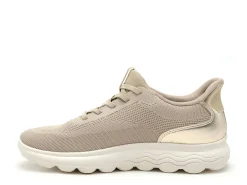 Geox D SPHERICA PLUS D557MA Beige Baskets Basses Femme