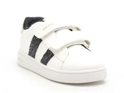 Geox J ECLYPER GIRL J45LRA Blanc Baskets Basses Fille