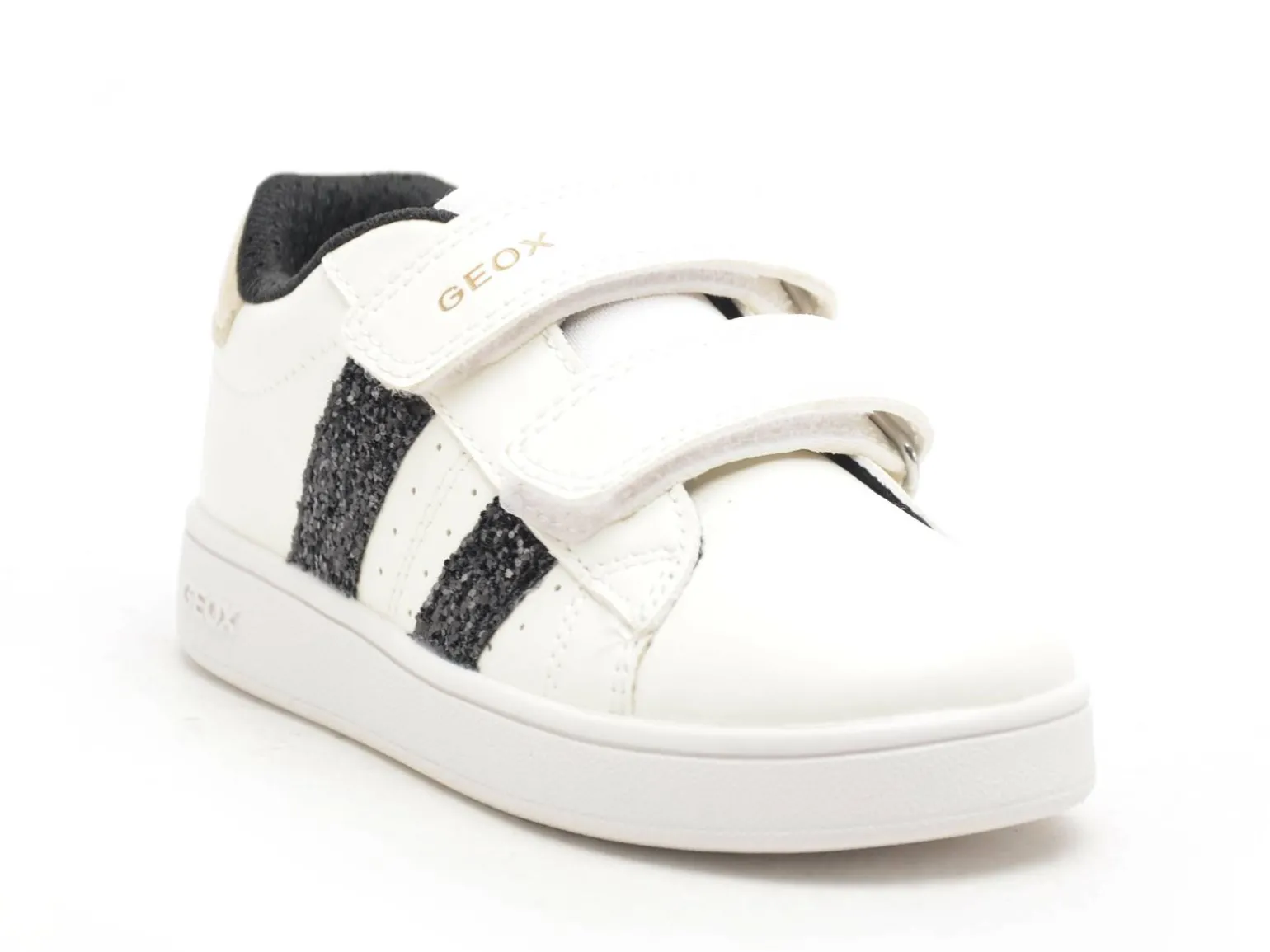 Geox J ECLYPER GIRL J45LRA Blanc Baskets Basses Fille